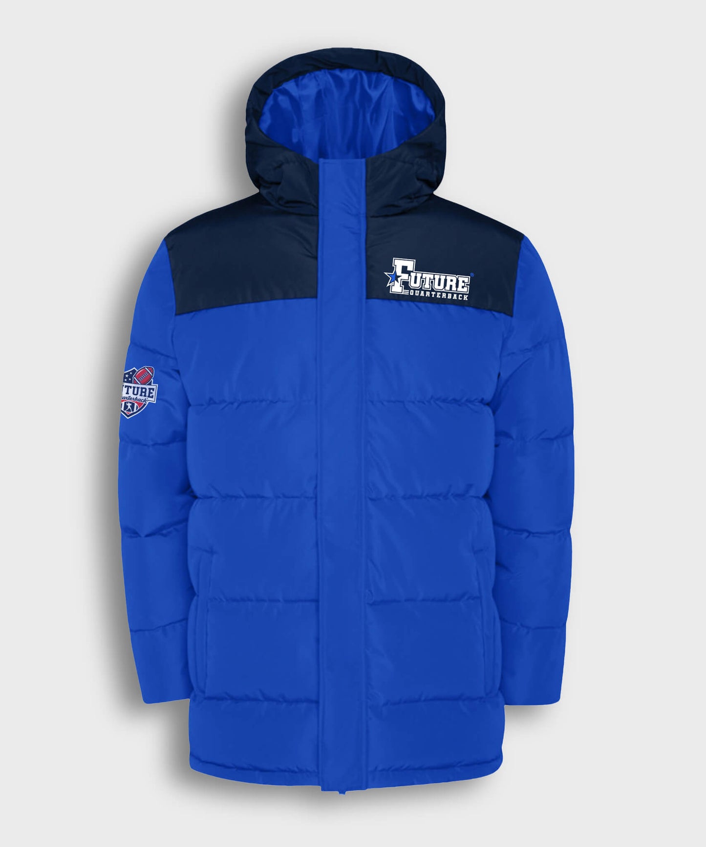 Future Quarterback Kids Insulated Jacket - Royal Blue/Black
