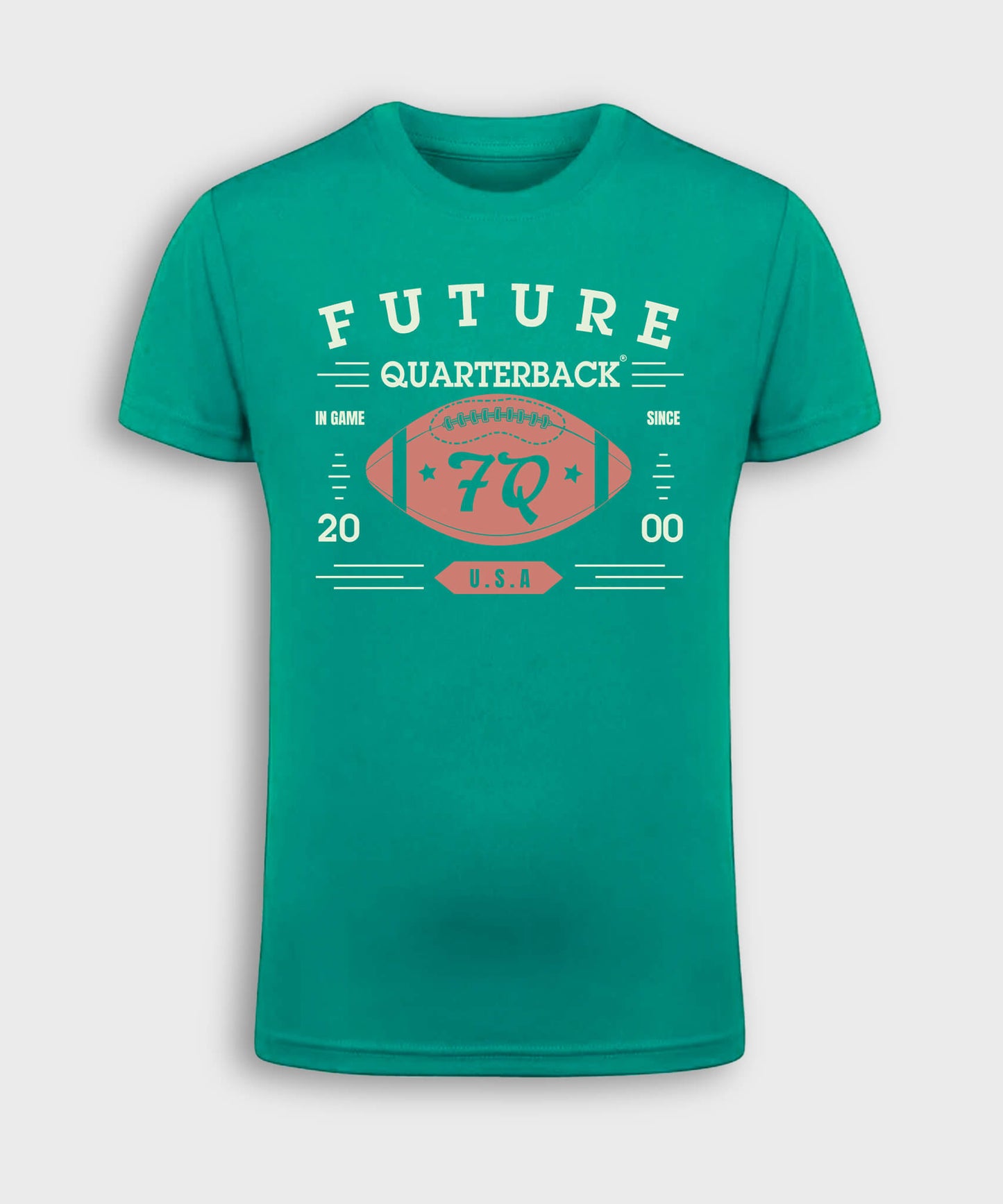 Future Quarterback Kids Performance T-Shirt - Green