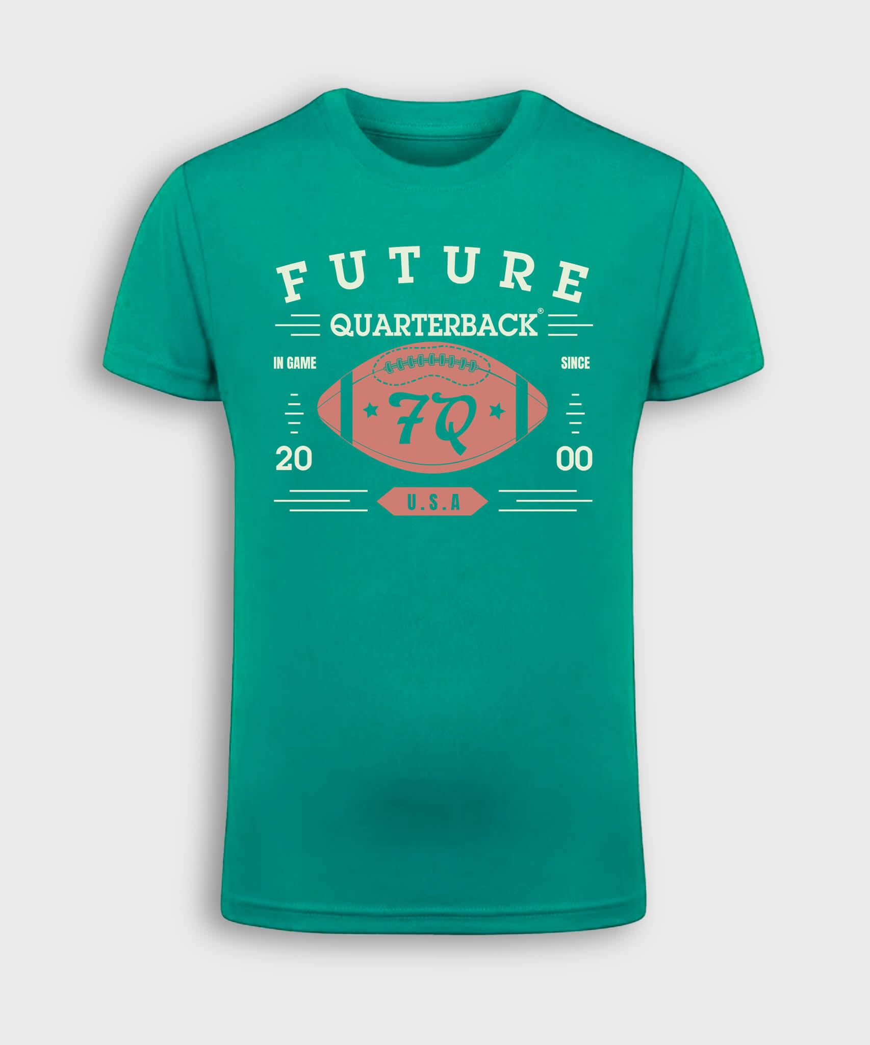Future Quarterback Kids Performance T-Shirt - Green